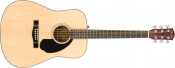 Fender CD-60S Dreadnought Pack v2 Natural Solid Top Acoustic Guitar Side