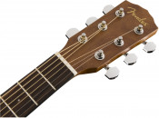 Fender FA-15 3-4 Steel String Acoustic Guitar With Gig Bag Headstock
