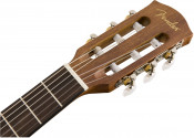 Fender FA-15N 3-4 Nylon String Acoustic Guitar With Gig Bag Headstock