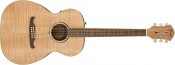 Fender FA-235E Natural Concert Acoustic-Electric Guitar Side