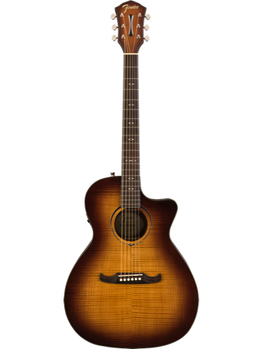 Fender FA-345CE Tea Burst Auditorium Acoustic-Electric Guitar