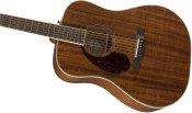 Fender PM-1 LH All Solid Mahogany Acoustic Guitar With Hardshell Case Body