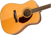 Fender PM-1E Natural Acoustic-Electric Guitar All Solid Wood Body