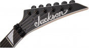 Jackson JS32Q DKA Dinky Arch Top Transparent Green Burst Headstock