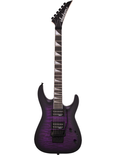 Jackson JS32Q DKA Dinky Arch Top Transparent Purple Burst