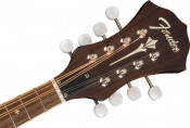 Fender PM-180E Mandolin With Gig Bag Headstock